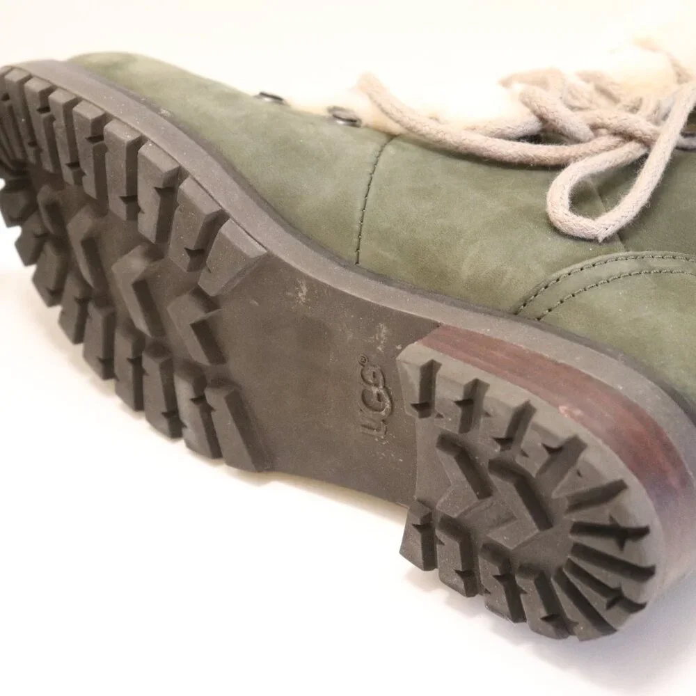 UGG Woman's Fur Lined Winter Boots Size‎ 6 Made in Vietnam Brown